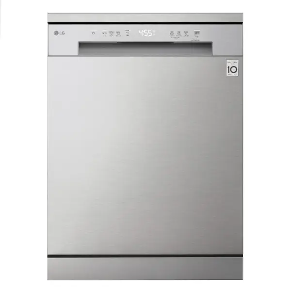 غسالة صحون LG سعة 14 مكان 5 برامج فضي DFC612FVE