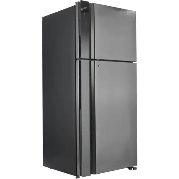 هيتاشي ثلاجة بابين 19.4 قدم مكعب - 550 ليتر - فضي - R-V700PS7K-1BSL