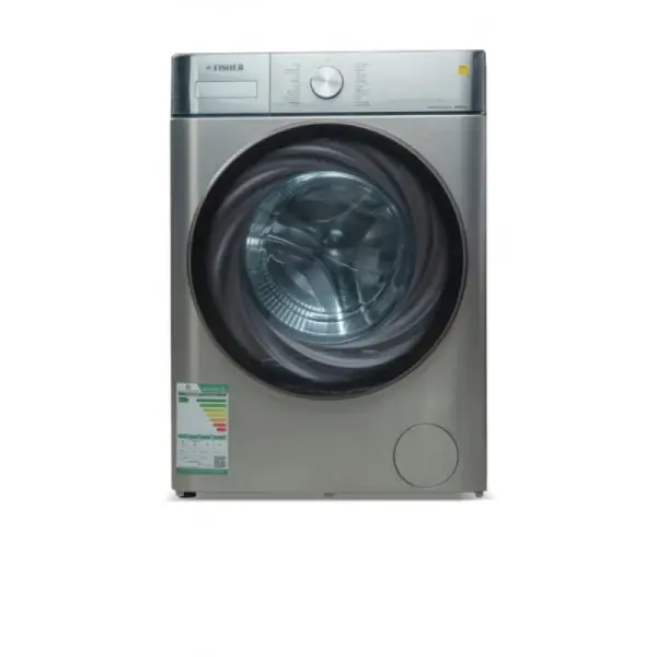 فيشر غسالة ملابس أوتوماتيك 10 كيلو تنشيف 6 كيلو - تحميل أمامي - فضي - FAWMDF-MBS10S