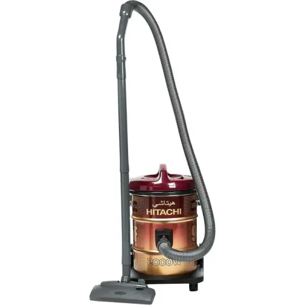 هيتاشي مكنسة برميل - 18 ليتر - 2000 واط - أحمر داكن