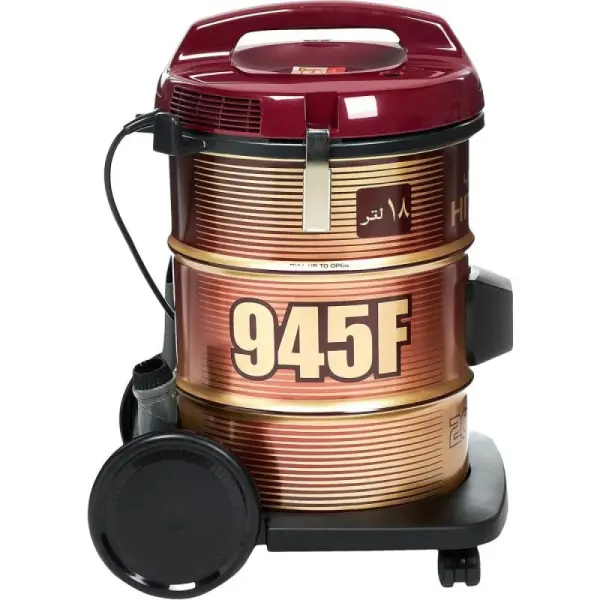 هيتاشي مكنسة برميل - 18 ليتر - 2000 واط - أحمر داكن