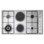 سطح البا بلت ان غاز و كهرباء ايطالي 90 سم استيل AS EN90-420 XD