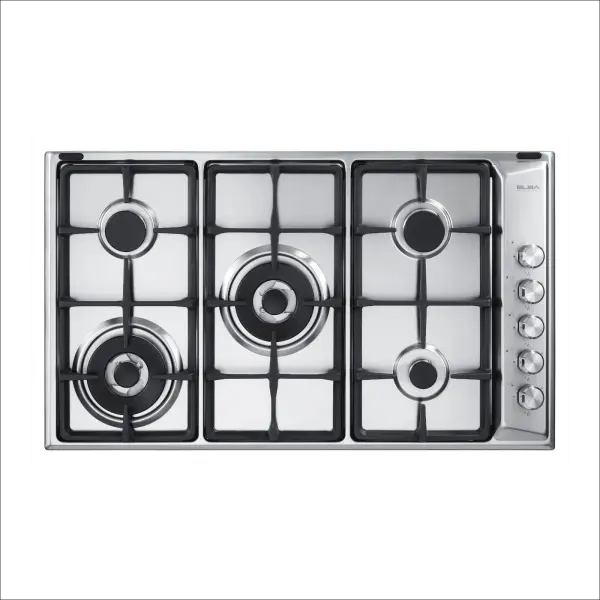 سطح البا بلت ان غاز ايطالي 90 سم استيل AS EN95-565 XD