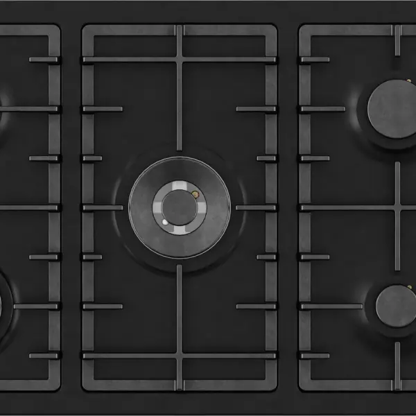 سطح بلت ان غاز إيطالي 90 سم بولم B95-565NERO