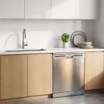 غسالة صحون شارب 12 مكان 6 برامج سلفر QW-MB612K-SS3