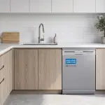 NIKAI غسالة صحون نيكاي، 12 مكان، 6 برامج، NDW3112PS - فضي