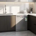 NIKAI غسالة صحون نيكاي، 12 مكان، 6 برامج، NDW3112PS - فضي