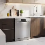 غسالة اطباق البا 8 برامج – 14 مكان – ستيل ELBA 9666 STEEL-1