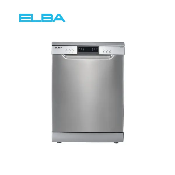 غسالة اطباق البا 8 برامج – 14 مكان – ستيل ELBA 9666 STEEL-1