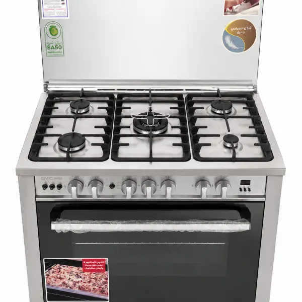 غاز جي في سي برو 90*60سم 5 عيون GVCO-6090-EG-10