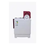 جنرال سوبريم , غسالة نصف أوتوماتيك حوضين ,5 كجم ,ابيض/أحمر , GSTT50TR