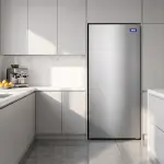 ثلاجة هاس باب واحد 11.3 قدم سلفر HRK112SS