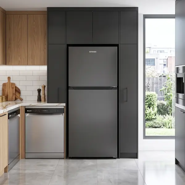 ثلاجة فيشر FR-F600HIS ، بسعة 17.5 قدم مكعب (494 لتر)