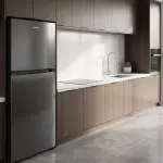 ثلاجة فيشر FR-F600HIS ، بسعة 17.5 قدم مكعب (494 لتر)