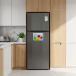 ثلاجة بيسك (Basic) موديل BRD-580ML  ثلاجة بابين بسعة 16.4 قدم مكعب (حوالي 464 إلى 465 لتر)
