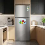 ثلاجة بيسك (Basic) موديل BRD-580ML  ثلاجة بابين بسعة 16.4 قدم مكعب (حوالي 464 إلى 465 لتر)