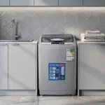 غسالة إمبيكس WM0500TPW  تحميل علوي أوتوماتيك بالكامل • 5 كجم • 8 برامج غسيل • تجفيف هوائي سريع